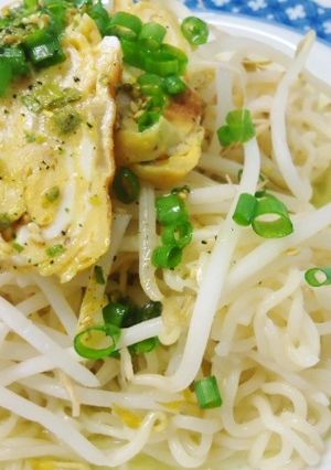 冷やしぶっかけ♪もやし夏塩らーめん-レシピのメイン写真