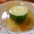 最速のデカきゅうりの冷製コンソメスープ煮