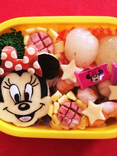 ミニーちゃんお弁当-レシピのメイン写真