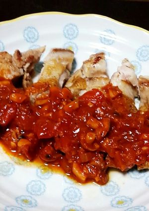 トマトジュースで簡単トマトソース-レシピのメイン写真