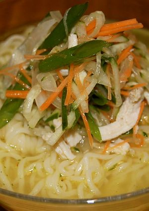 お野菜たっぷり冷やしぶっかけラーメン-レシピのメイン写真