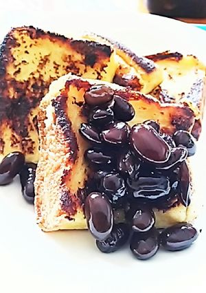 黒豆のせて至福のフレンチトースト-レシピのメイン写真