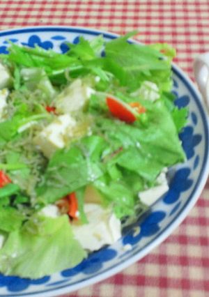 ♡わが家の豆腐サラダ-レシピのメイン写真