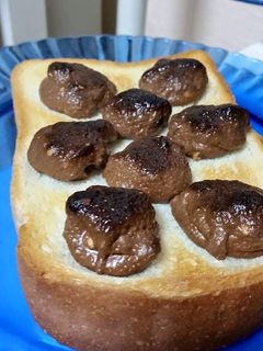 焼きピーナッツブロックチョコトースト!-レシピのメイン写真