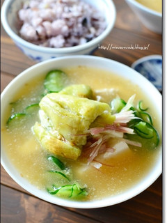 味噌が香ばしい冷や汁【作りおき】-レシピのメイン写真
