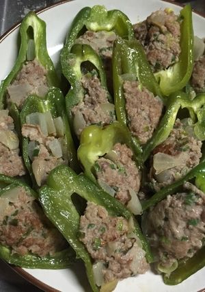 牛肉アレルギー対応　ピーマンの肉詰め-レシピのメイン写真