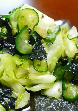 キャベツときゅうりの磯香和え-レシピのメイン写真