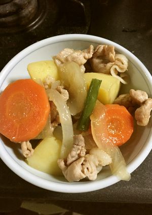 牛肉・大豆アレルギー対応　肉じゃが-レシピのメイン写真