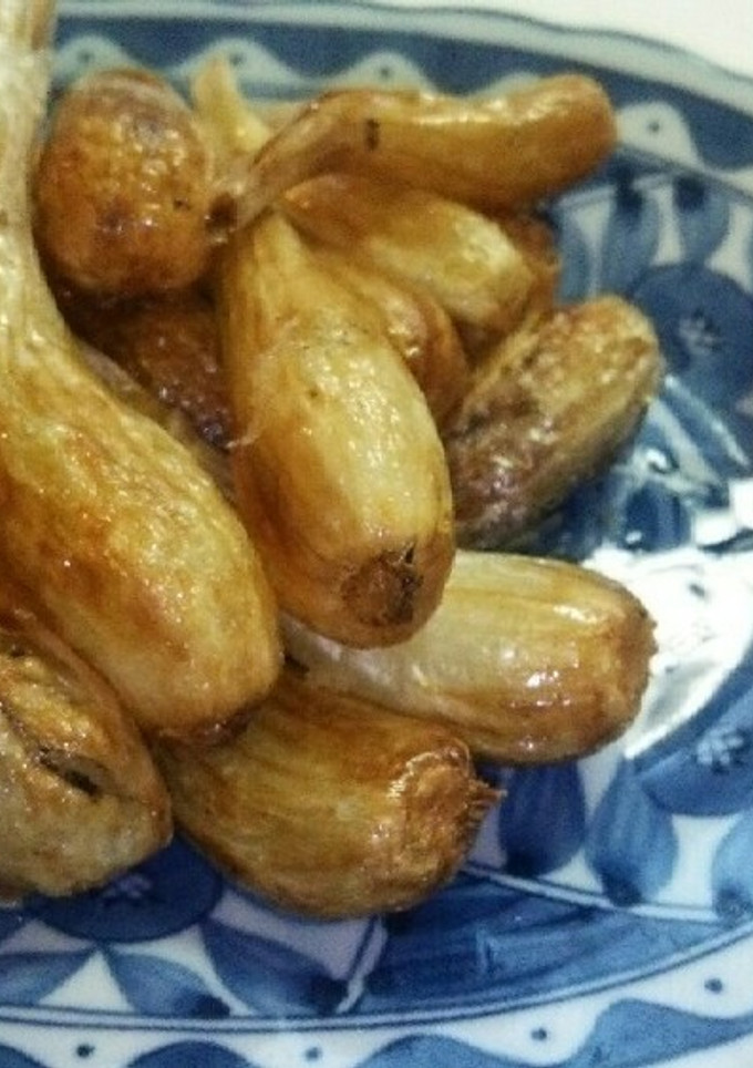 らっきょうの素揚げ、ホクホク！-レシピのメイン写真