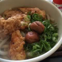 รูปของ 鳥天うどん