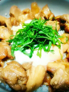 鳥照り丼-レシピのメイン写真