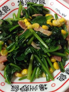 ほうれん草のバター炒め-レシピのメイン写真