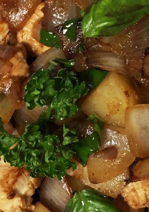 バジル香る〜鶏肉炒め〜-レシピのメイン写真