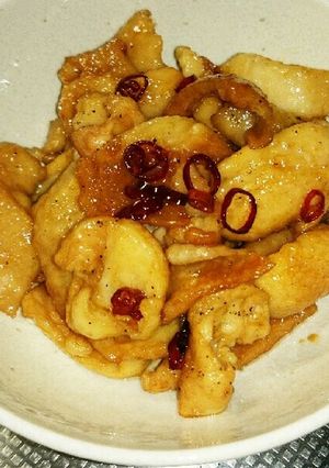 鶏皮の甘辛煮食べたい-レシピのメイン写真