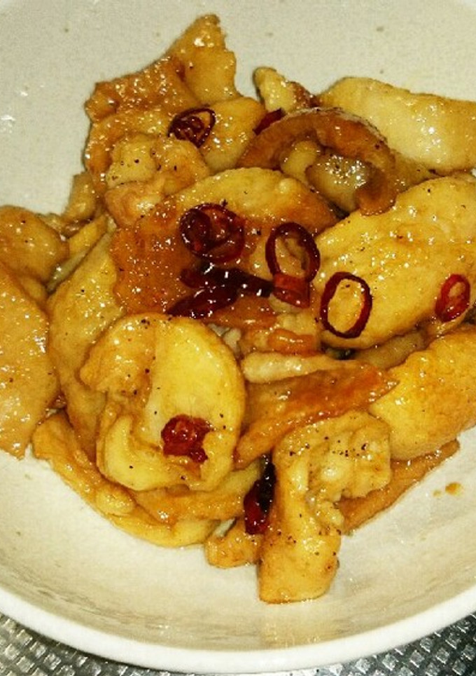 鶏皮の甘辛煮食べたい-レシピのメイン写真