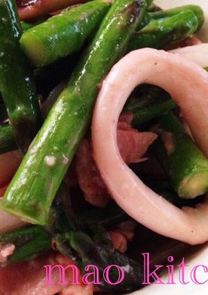 簡単調味料で、イカと野菜の炒め煮-レシピのメイン写真