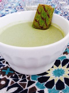ココナッツミルク入り抹茶ムース-レシピのメイン写真
