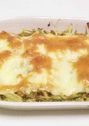 【簡単！】キャベツのカレーチーズ焼き-レシピのメイン写真