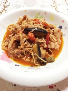 超お手軽で簡単!★豚肉とトマトの炒め煮★-レシピのメイン写真
