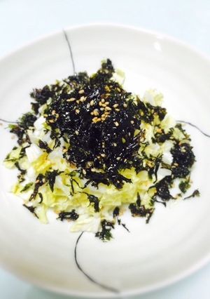 便秘に効く! 白菜と韓国海苔のサラダ-レシピのメイン写真