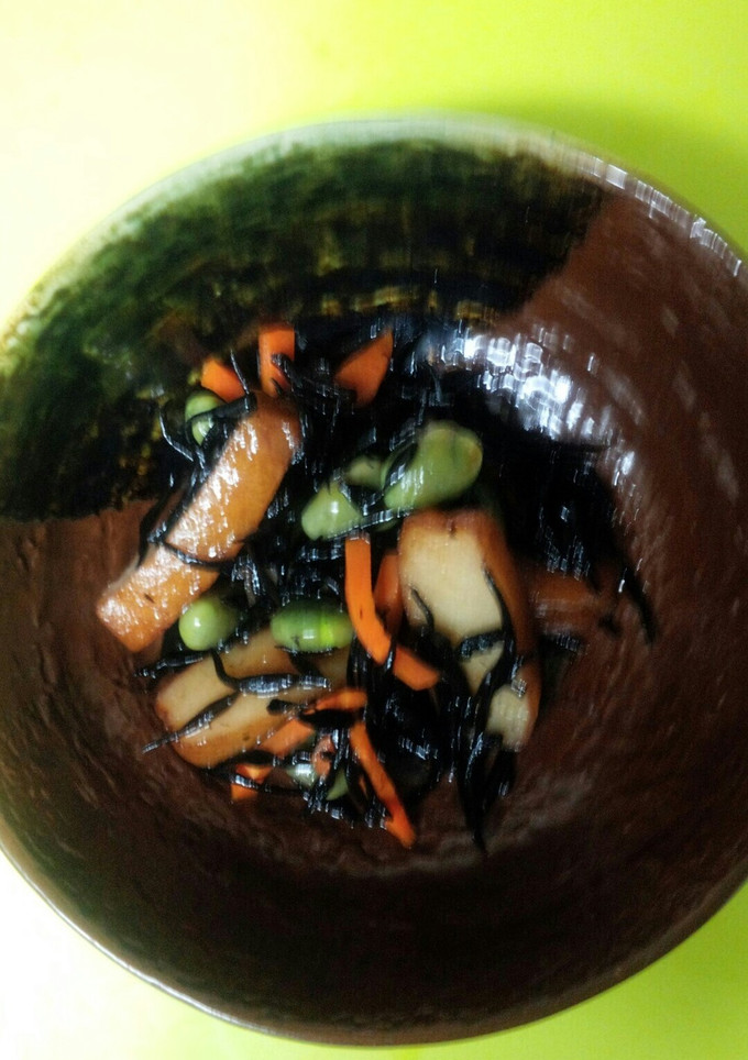 枝豆と薩摩揚げのひじき煮-レシピのメイン写真