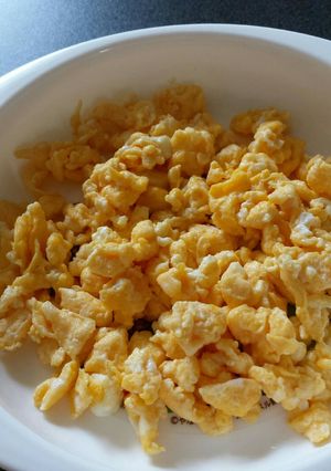 離乳食後期＊豆腐入りスクランブルエッグ-レシピのメイン写真