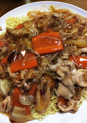 簡単！あんかけ焼きそば-レシピのメイン写真
