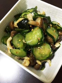 さっぱり!きゅうりとしめじの中華風酢の物-レシピのメイン写真
