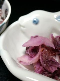 紫白菜の浅漬け-レシピのメイン写真