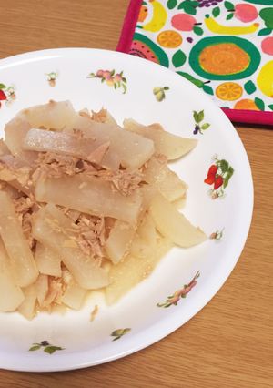 簡単！大根とツナの煮物-レシピのメイン写真