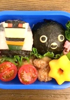 キャラ弁!簡単!男の子が喜ぶ電車弁当②-レシピのメイン写真