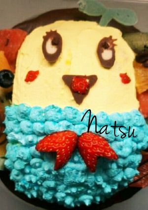 2015/ふなっしーキャラケーキ-レシピのメイン写真
