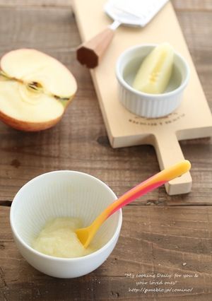 離乳食初期：りんご粥-レシピのメイン写真