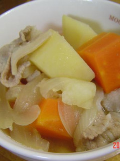 炒めない!汁たっぷり肉じゃが-レシピのメイン写真