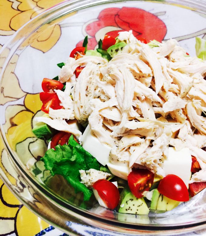 サラダ こく旨♡︎ささみのやみつきサラダ】 簡単/副菜/サラダ | レシピサイト