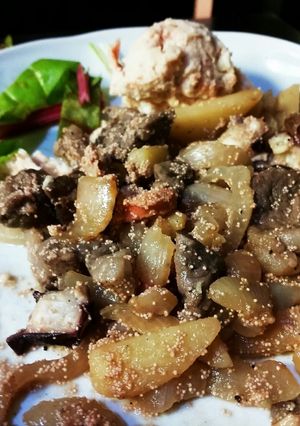牛肉と野菜のタラコ炒め-レシピのメイン写真