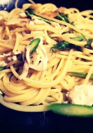 アスパラと鳥ささみのパスタ-レシピのメイン写真