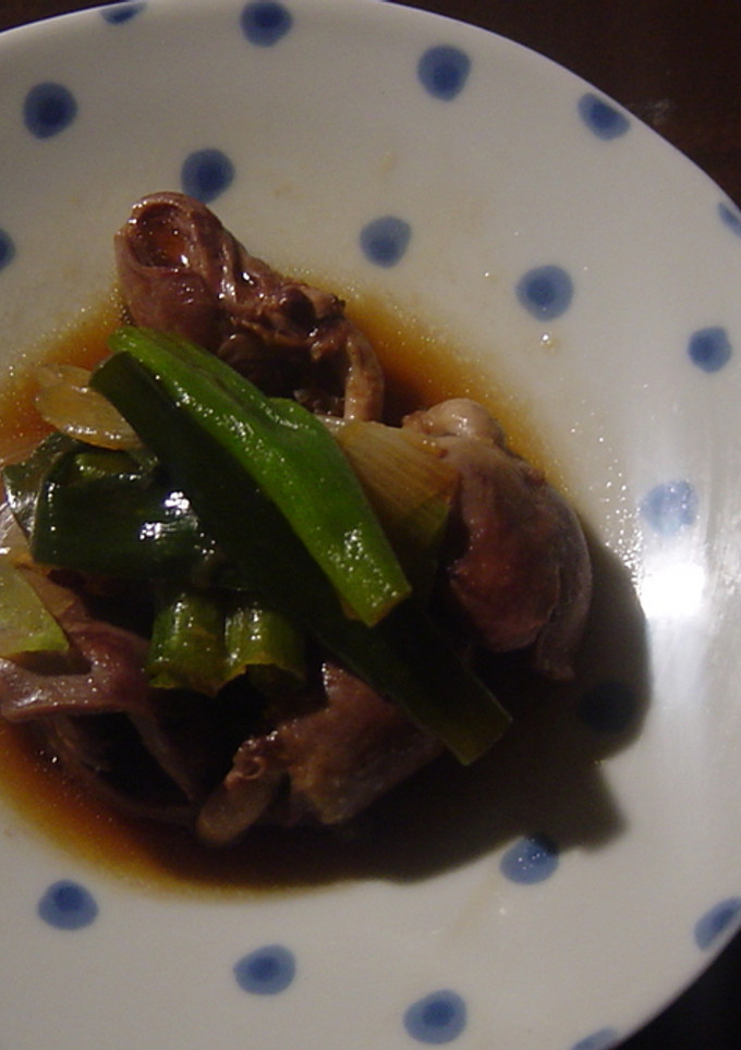 鶏のハツと長ネギのくたくた煮-レシピのメイン写真