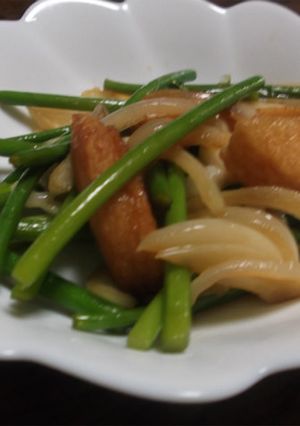 にんにくの芽とはんぺんの炒め物-レシピのメイン写真