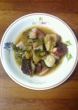 簡単☆タコのニンニクバターワサビ醤油-レシピのメイン写真