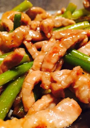 にんにくの芽と牛肉の青椒肉絲風-レシピのメイン写真