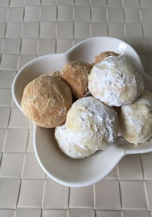 スノーボールクッキー。簡単！2種類！-レシピのメイン写真