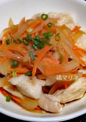 さっぱりヘルシー、鶏肉と野菜のマリネ-レシピのメイン写真