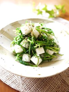おかひじきと長芋の山葵和え-レシピのメイン写真