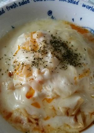 簡単☆レンジで豆腐グラタン風-レシピのメイン写真