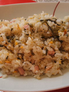 高菜と魚肉ソーセージの炒飯-レシピのメイン写真