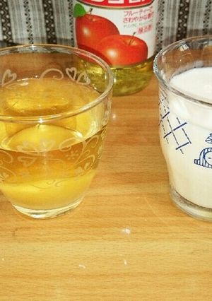 リンゴ酢ドリンクとリンゴ酢ミルク-レシピのメイン写真