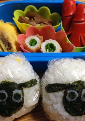 ひつじのショーン@キャラ弁 おにぎり-レシピのメイン写真