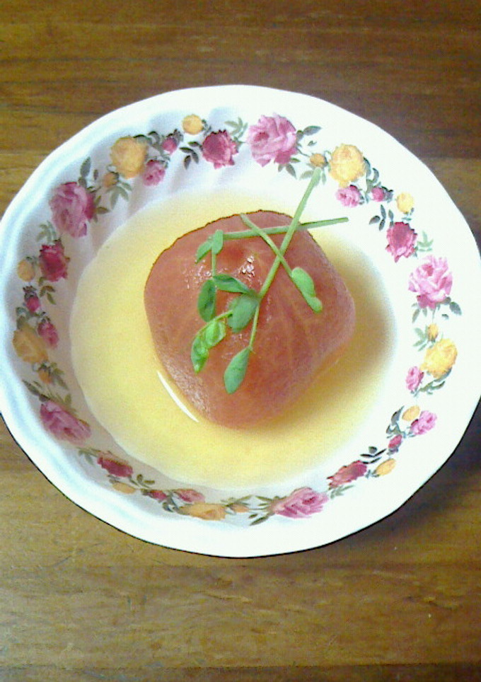 簡単☆まるごとトマト冷製スープ-レシピのメイン写真