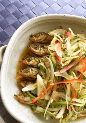 ししゃもと夏野菜のカレー南蛮-レシピのメイン写真